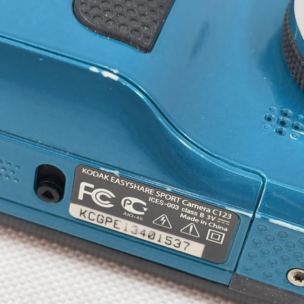 Kodak EasyShare Sport C123 12.0MP Digital Camera Used Condition Tested Works